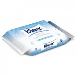 Туалетная бумага влажная, Kleenex (Клинекс) 42 шт сменный блок