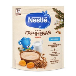 Каша молочная, Nestle (Нестле) 200 г гречневая с курагой с 5 мес